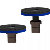 ADJUSTABLE ROUND AND GROOVED LIFTING PAD